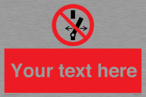 Custom prohibition Do not alter the state of the switch